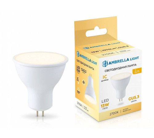 Лампа светодиодная Ambrella Light MR16 161303