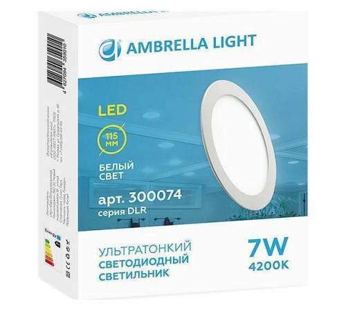 Встраиваемый светильник Ambrella Light DLR 300074