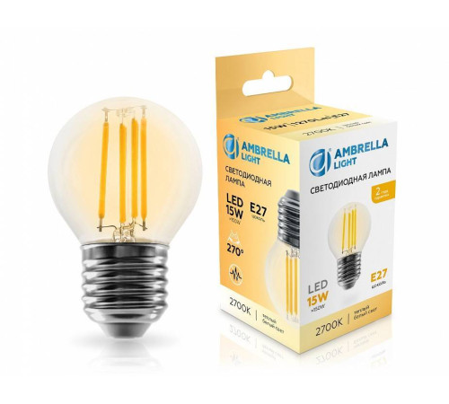 Лампа светодиодная Ambrella Light G45 451523