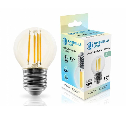 Лампа светодиодная Ambrella Light G45 451524