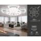 Потолочная светодиодная люстра Ambrella light FA FA4515 108 Вт с пультом FA4515