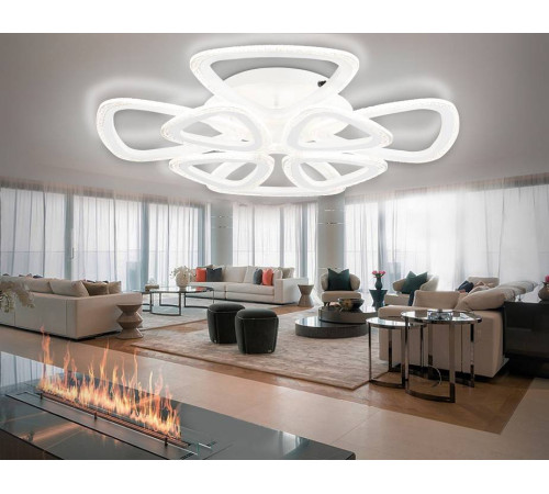 Потолочная светодиодная люстра Ambrella light FA FA4515 108 Вт с пультом FA4515