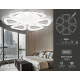 Потолочная светодиодная люстра Ambrella light FA FA4518 108 Вт с пультом FA4518