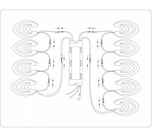 Потолочная люстра Ambrella Light FA FA4547