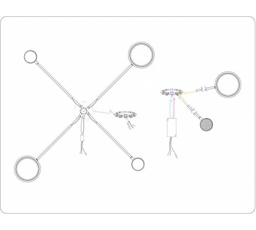 Люстра на штанге Ambrella Light FL FL51632