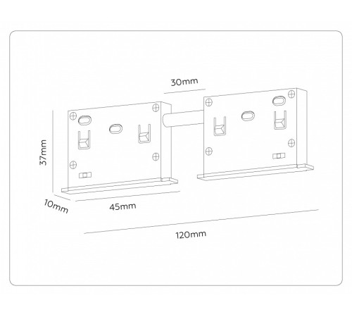 Токопровод центральный Ambrella Light TRACK SYSTEM GL2030