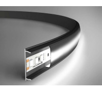 Профиль накладной гибкий Ambrella Light GP GP1600BK/BK