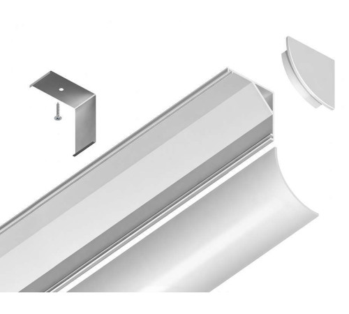 Профиль накладной угловой внутренний Ambrella Light GP GP2100WH