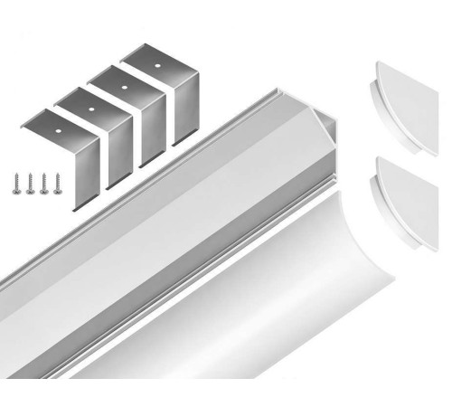 Профиль накладной угловой внутренний Ambrella Light GP GP2100WH