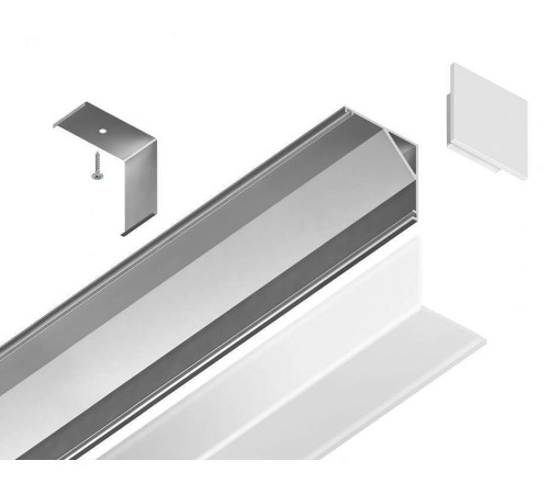 Профиль накладной угловой внутренний Ambrella Light GP GP2150AL