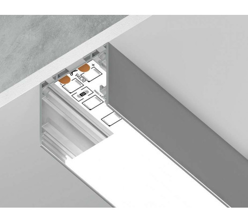 Профиль для светодиодной ленты Ambrella Light Profile System GP GP2500AL накладной GP2500AL