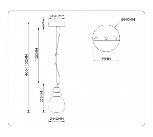 Подвесной светильник Ambrella Light LH LH53161
