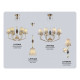 Подвесная люстра Ambrella Light LH LH75403
