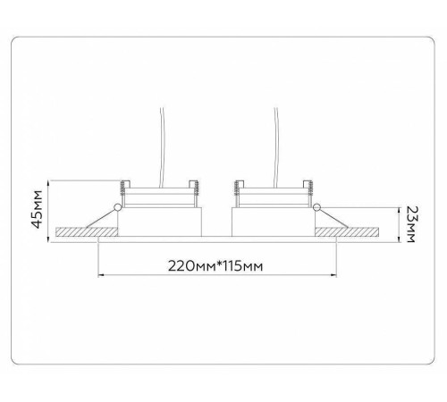 Встраиваемый светильник Ambrella Light TN TN51920