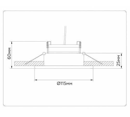 Встраиваемый светильник Ambrella Light TN TN52331