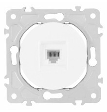 Розетка телефонная RJ-11 без рамки Arte Milano am-202 202.51-1.white