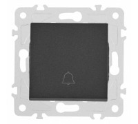 Кнопка звонка без рамки Arte Milano 203 203.36-1.black