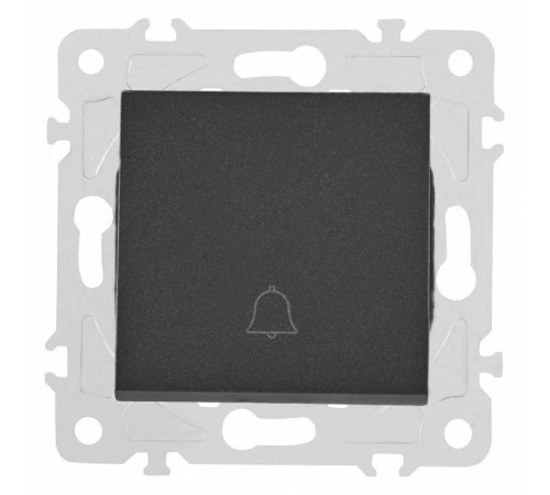 Кнопка звонка без рамки Arte Milano 203 203.36-1.black