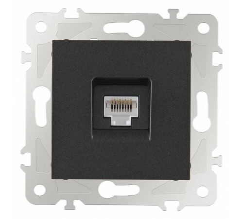 Розетка Ethernet RJ-45 без рамки Arte Milano am-203 203.45-1.black