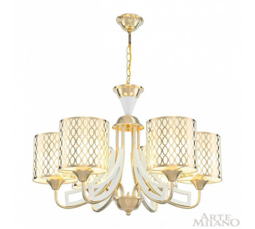 Подвесная люстра Arte Milano Florentia-3387 303387/6 Wh/Gd