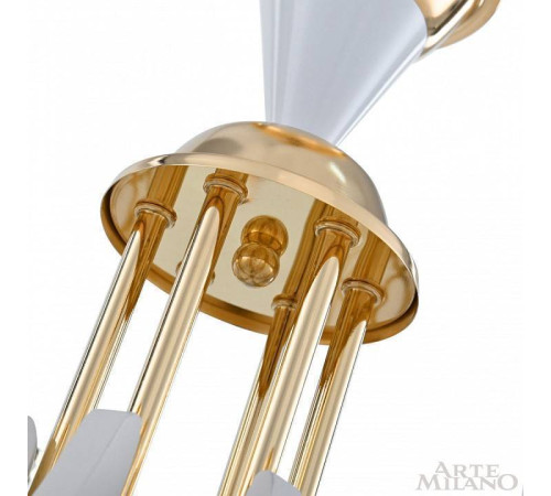 Подвесная люстра Arte Milano Florentia-3387 303387/6 Wh/Gd