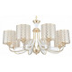 Подвесная люстра Arte Milano Florentia-3387 303387/8 Wh/Gd