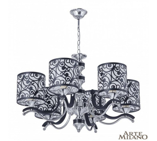 Подвесная люстра Arte Milano Florentia-4957 304957/6 Bk/Ni