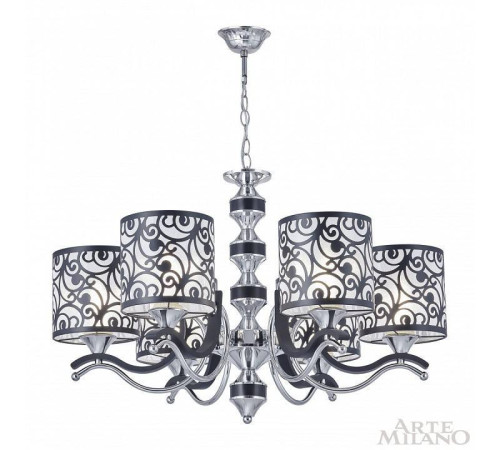 Подвесная люстра Arte Milano Florentia-4957 304957/6 Bk/Ni