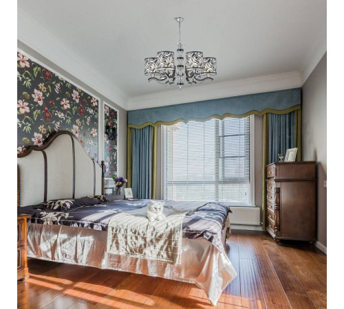 Подвесная люстра Arte Milano Florentia-4957 304957/6 Bk/Ni