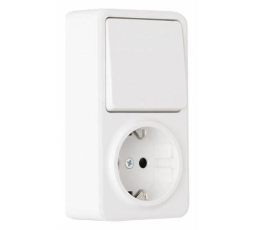 Блок с выключателями одноклавишными Arte Milano am-310 310.52-1.white