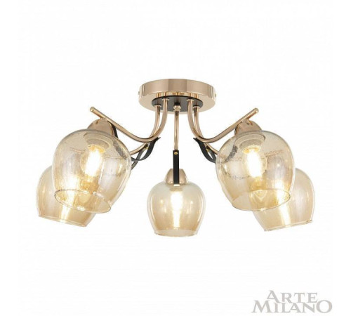 Потолочная люстра Arte Milano AMALFI-322306 322306/5 FG+BK