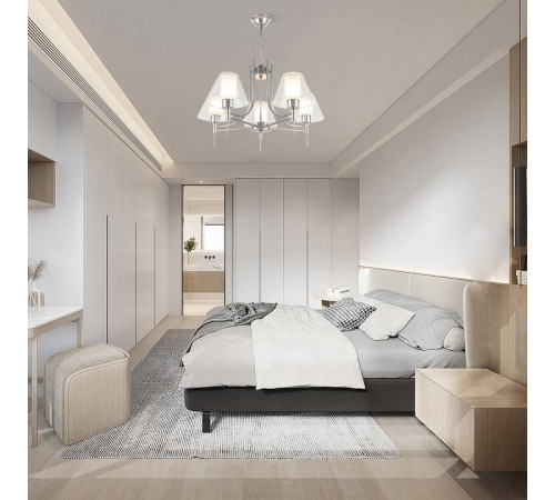 Подвесная люстра Arte Milano Amalfi-8556 5 ламп 338556/5 CR