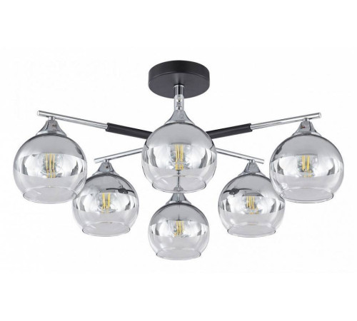 Люстра на штанге Arte Milano Napoli 339354/6 CR+BK