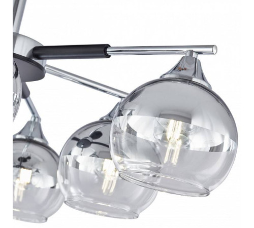 Люстра на штанге Arte Milano Napoli 339354/6 CR+BK