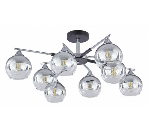 Люстра на штанге Arte Milano Napoli 339354/8 CR+BK