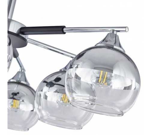 Люстра на штанге Arte Milano Napoli 339354/8 CR+BK