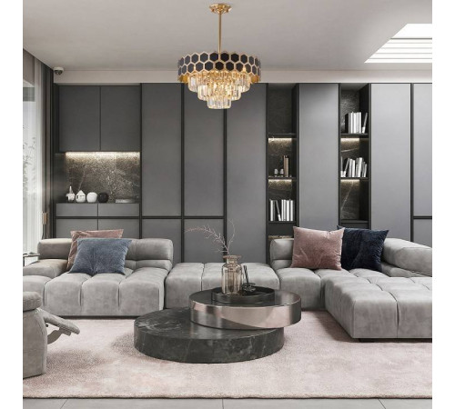 Люстра на штанге Arte Milano Sorrento-5009 375009/4+2/300/480 GD