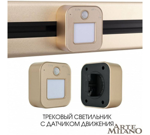 Накладной светильник Arte Milano Am-track-sockets 380022TLS/LWS Gold
