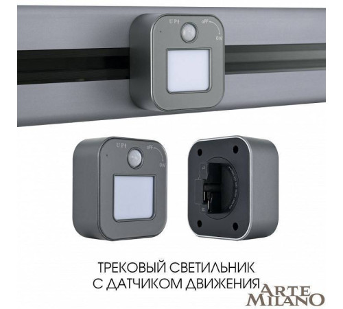 Накладной светильник Arte Milano Am-track-sockets 380022TLS/LWS Grey