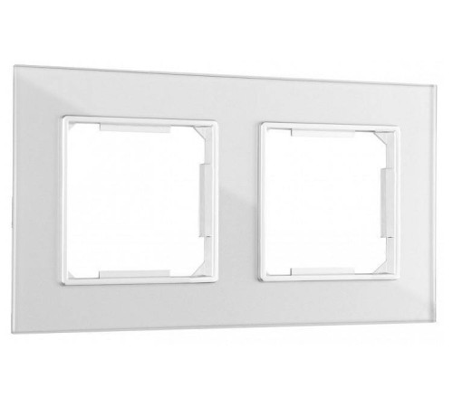 Рамка на 2 поста Arte Milano am-503.02 503.02-2.silver