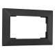 Рамка для двойной розетки Arte Milano am-503.03 503.03-double.black