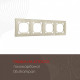 Рамка на 4 поста Arte Milano am-503.06 503.06-4.shampan