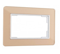 Рамка для двойной розетки Arte Milano am-503.14 503.14-double.shampan