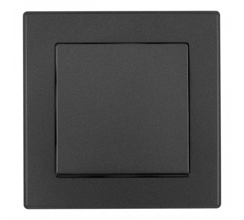 Выключатель одноклавишный Arte Milano SET06-1 SET06-1-30-1 black