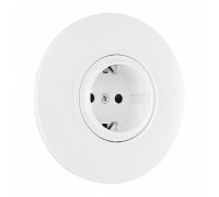 Розетка с заземлением и со шторкой Arte Milano SET08-1 SET08-1-40-1 white