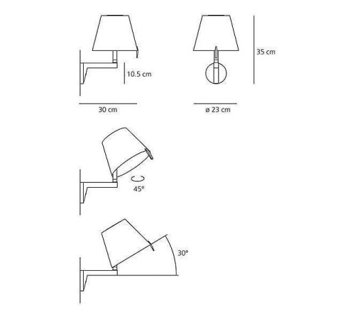 Бра Artemide 0721020A