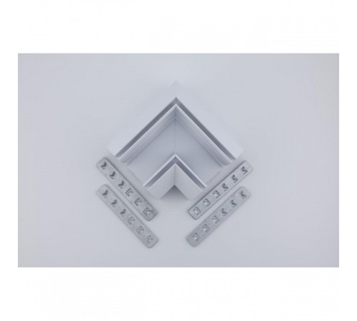 Соединитель угловой L-образный для треков встраиваемых Aployt Magnetic track 220 APL.0284.10.04