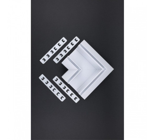 Соединитель угловой L-образный для треков встраиваемых Aployt Magnetic track 220 APL.0284.10.04