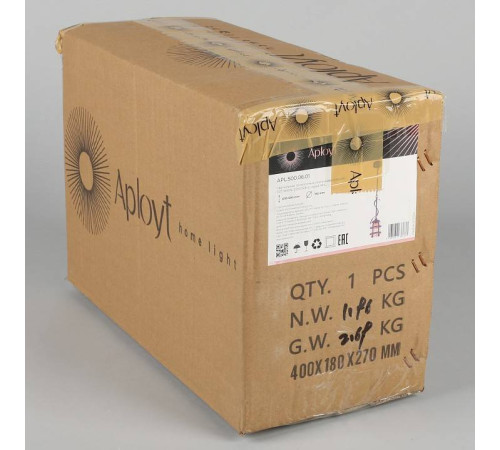 Подвесной светильник Aployt Simona хром 1 лампа APL.500.06.01