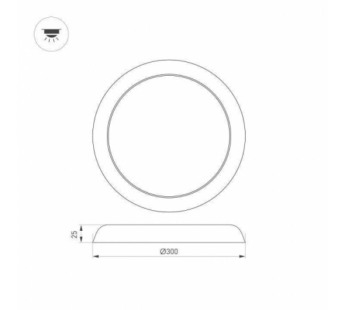 Накладной светильник Arlight FIOKK 034467